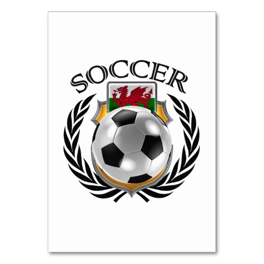 Numéro De Table Wales Soccer 2016 (Dos)