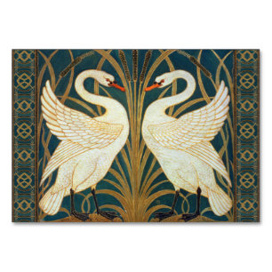 Numéro De Table Walter Crane Swan