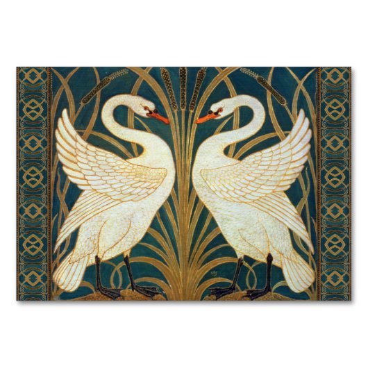 Numéro De Table Walter Crane Swan (Devant)
