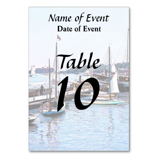 Numéro De Table Water Front Put-In-Bay OH c1904 (Dos)