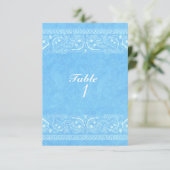 Numéro de table Western Country Paisley Rustique B (Debout devant)