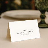 Numéro De Table White Simple Modern Wedding Calligraphy