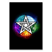 Numéro De Table Wiccan pentagram (Par défaut)