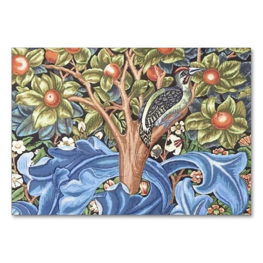 Numéro De Table William Morris Woodpecker Tapestry (Devant)