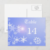 Numéro de table Xmas (Devant / Derrière)