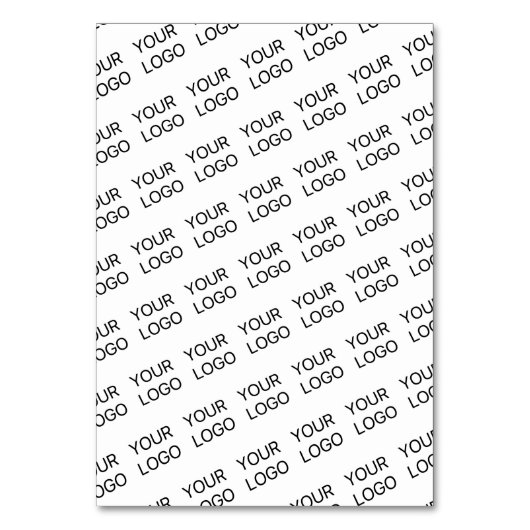 Numéro De Table Your Logo Simple Repeating Diagonal Pattern (Par défaut)