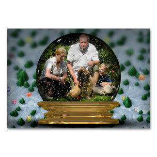 Numéro De Table Your own Phoin a Snowglobe Frame! -