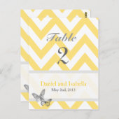 Numéro de tableau Carte postale personnalisée Chev (Devant / Derrière)