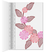 Numéro de tableau Cartes de place Pink Floral note (Intérieur (Droit))