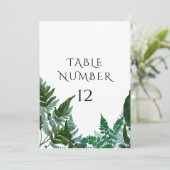 Numéro de tableau Cartes Forêt Gathered Fern Folia (Debout devant)