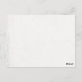 numéro de tableau cartes vintages (Dos)