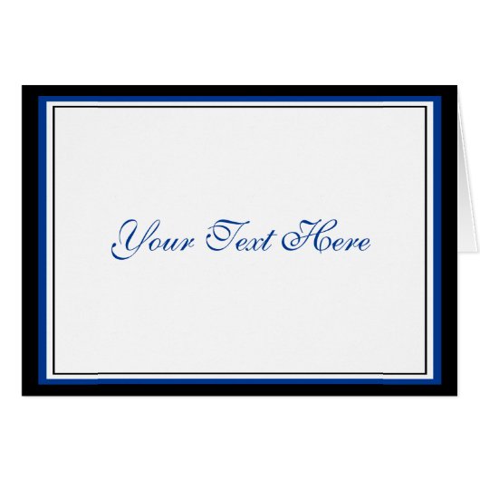 Numéro de tableau de cadres bleus noir et royal (Devant Horizontal)