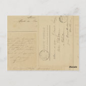 Numéro de tableau de la carte postale Paris (Dos)