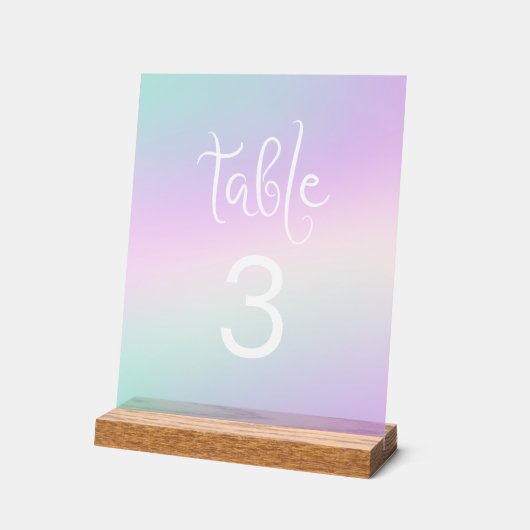 Numéro de tableau holographique (Angle)