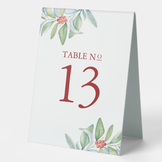 Numéro de tableau Signes Botaniques hivernaux (Recto)