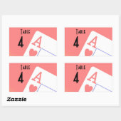 NUMÉRO DE TABLEAU Vin Bouteille de bière Étiquette (Feuille)