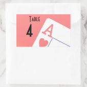 NUMÉRO DE TABLEAU Vin Bouteille de bière Étiquette (Sac)