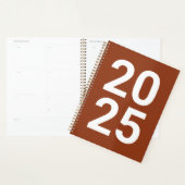 Numéro de typographie moderne en terre cuite perso (Devant avec enveloppe)