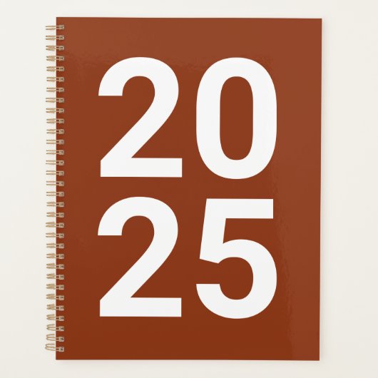 Numéro de typographie moderne en terre cuite perso (Devant)