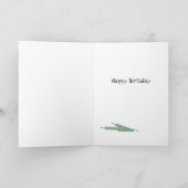 Numéro deux Carte de garçon d'anniversaire (Intérieur)