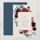 Numéro du tableau d'élégance hivernale Cartes de s (Devant / Derrière)