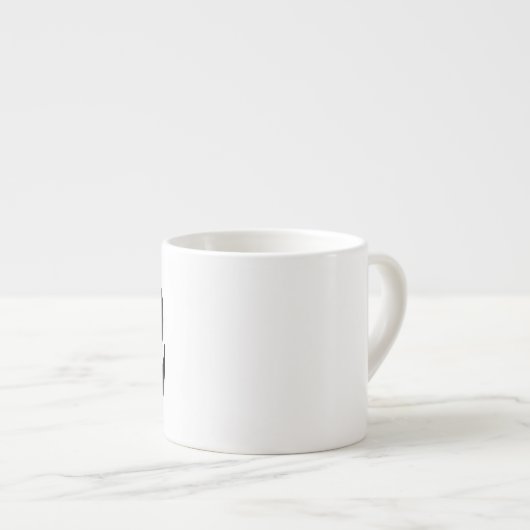 Numéro Espresso Café Mug (Devant droit)