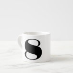 Numéro Espresso Café Mug<br><div class="desc">Numéro 8 tasse expresso.Créez un ensemble de tasses espresso numérotées pour un affichage vintage de style moderne pour votre cuisine. Les empiler ou les aligner sur une étagère pour un style de décoration artistique à la maison.</div>