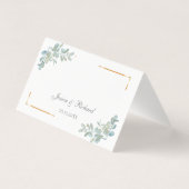 Numéro et nom de la table d'aquarelle Cartes de pl (Back)