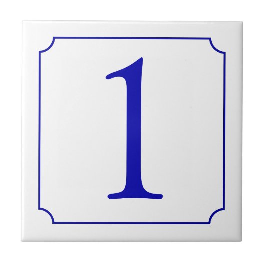 Numéro Italien Carreaux en céramique (Devant)