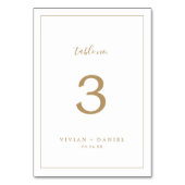 Numéro minimal de table Gold (Par défaut)