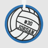 Numéro, nom, équipe du joueur de volley-ball perso (dos)