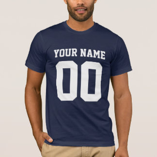 Numéro personnalisé T-shirt de football masculin