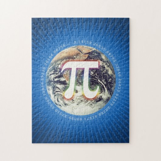 Numéro Pi sur Terre | Puzzle (Vertical)