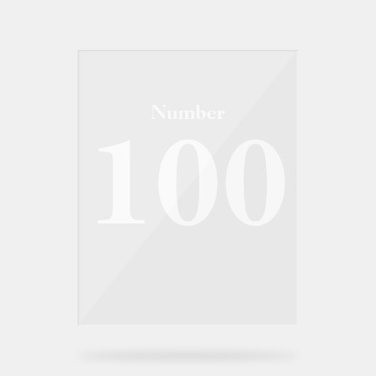 Numéro Texte simple de la typographie blanche mode (Recto)