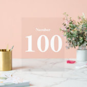 Numéro Texte simple de la typographie blanche mode (Mariage)