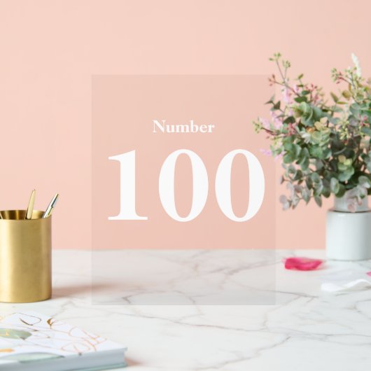 Numéro Texte simple de la typographie blanche mode (Mariage)