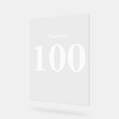 Numéro Texte simple de la typographie blanche mode (Angle)