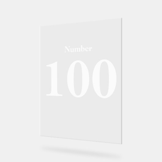 Numéro Texte simple de la typographie blanche mode (Angle)