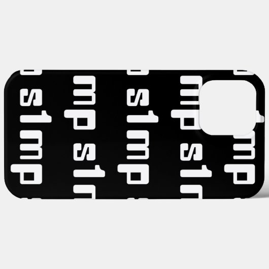 Numéro Un Coque Simp-Mate coque iphone (Verso (horizontal))