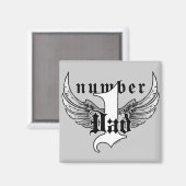 Numéro un papa Magnet (Recto/Verso)