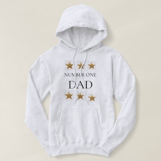Numéro Un père Sweat - shirt à capuche (Design devant)