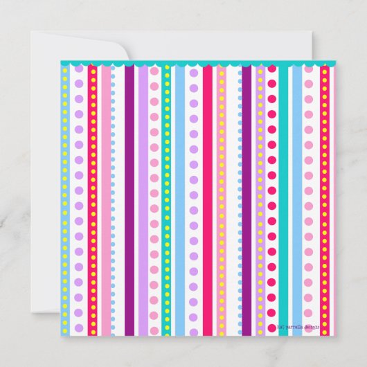 Numéro un, première invitation de fête (Dos)