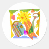 Numéro Un Stickers Papa (Devant)