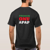 Numero Uno Papa T-shirt (Achterkant)