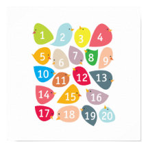 Numérobébés. Décoration de nurserie.