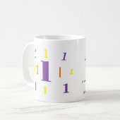 Numérologie 1 Mug (Devant gauche)