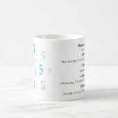 Numérologie 5 Mug (Centre)