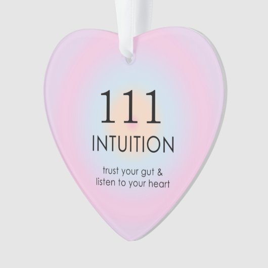 Numérologie moderne des nombres anges 111 Intuitio (devant)