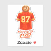 Numerology It Adds Up: Keeping It 100 Sticker (Vel)