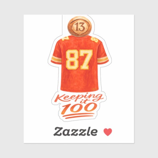 Numerology It Adds Up: Keeping It 100 Sticker (Vel)